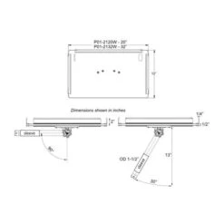 TACO Poly Adjustable Filet Table -Sports Store 20 filet table p01 2120w 3