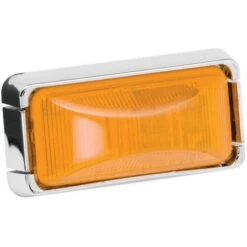 Wesbar #37 Clearance Lens With Wire -Sports Store 37 amber clearance lens with wire chrome base 203294 1