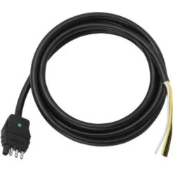Wesbar 4-Way Flat Trailer End Jacketed Cable Wire Harness