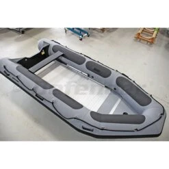 Defender 430 Aluminum Floor 14' 1" Boat - 2021 -Sports Store 430 aluminum floor 14 1 inflatable boat gray hypalon 2021 430 430 hypalon gray 1