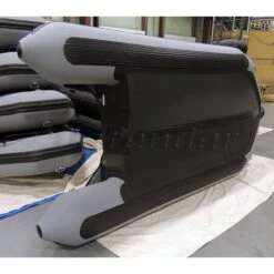 Defender 430 Aluminum Floor 14' 1" Boat - 2023 -Sports Store 430 aluminum floor 14 1 inflatable boat grey hypalon 2023 430 csm hypalon gray 5
