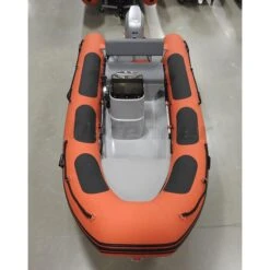 Defender 430 Fiberglass RIB 14' 1" Boat With Honda 40 HP Motor - BF40 - 2023 -Sports Store 430 rigid hull inflatable rib with honda bf40 red 5