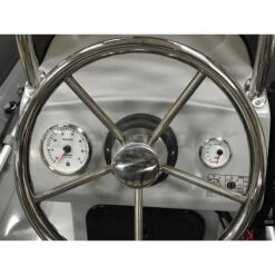 Defender 430 Fiberglass RIB 14' 1" Boat With Tohatsu 40 HP Motor - MFS40 - 2023 -Sports Store 430 rigid hull inflatable rib with tohatsu mfs40 grey 5