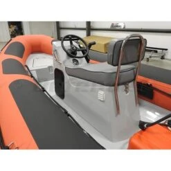 Defender 430 Fiberglass RIB 14' 1" Boat With Tohatsu 40 HP Motor - MFS40 - 2023 -Sports Store 430 rigid hull inflatable rib with tohatsu mfs40 red 3