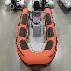 Defender 430 Fiberglass RIB 14' 1" Boat With Tohatsu 40 HP Motor - MFS40 - 2023 -Sports Store 430 rigid hull inflatable rib with tohatsu mfs40 red 6