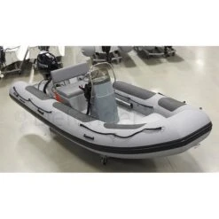 Defender 460 Fiberglass RIB 15' 1" Boat With Tohatsu 50 HP Motor - MFS50 - 2023 -Sports Store 460 rigid hull inflatable rib with tohatsu mfs50 grey rib 460 defender rib 460 mfs50 2023 3