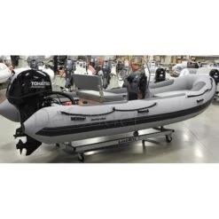 Defender 460 Fiberglass RIB 15' 1" Boat With Tohatsu 50 HP Motor - MFS50 - 2023 -Sports Store 460 rigid hull inflatable rib with tohatsu mfs50 grey rib 460 defender rib 460 mfs50 2023 6