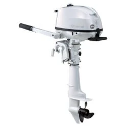 Tohatsu 6 HP Tiller Outboard Motor With External Tank - MFS6 - 2023