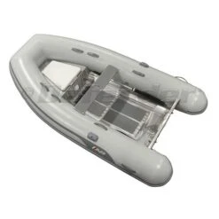 AB Inflatables Lammina 9.5 AL Aluminum RIB 9' 6" Boat - 2023 -Sports Store 95 al aluminum hull inflatable rib 9 6 grey hypalon 2023 95 al gray 1