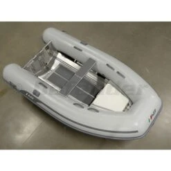 AB Inflatables Lammina 9.5 AL Aluminum RIB 9' 6" Boat - 2023 -Sports Store 95 al aluminum hull inflatable rib 9 6 grey hypalon 2023 95 al gray 5