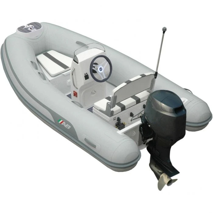 AB Inflatables Alumina 9.5 ALX Aluminum RIB 9' 6" Boat With Yamaha 20 HP Motor - F20 - 2024 4 AB Inflatables Alumina 9.5 ALX Aluminum RIB 9' 6" Boat With Yamaha 20 HP Motor - F20 - 2024 - Image 4