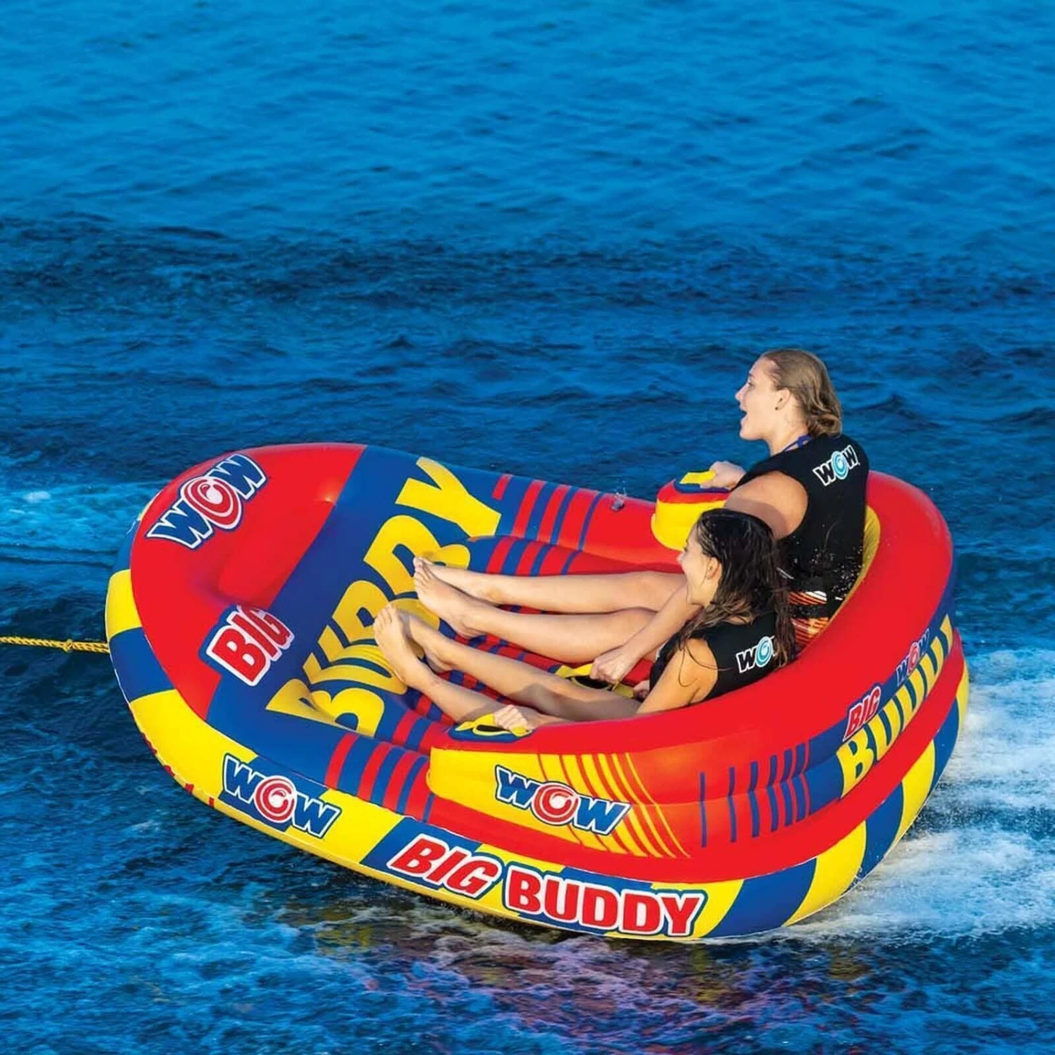 WOW Sports Big Buddy Towable Boat Tube - 22-WTO-3981 2 WOW Sports Big Buddy Towable Boat Tube - 22-WTO-3981 - Image 2