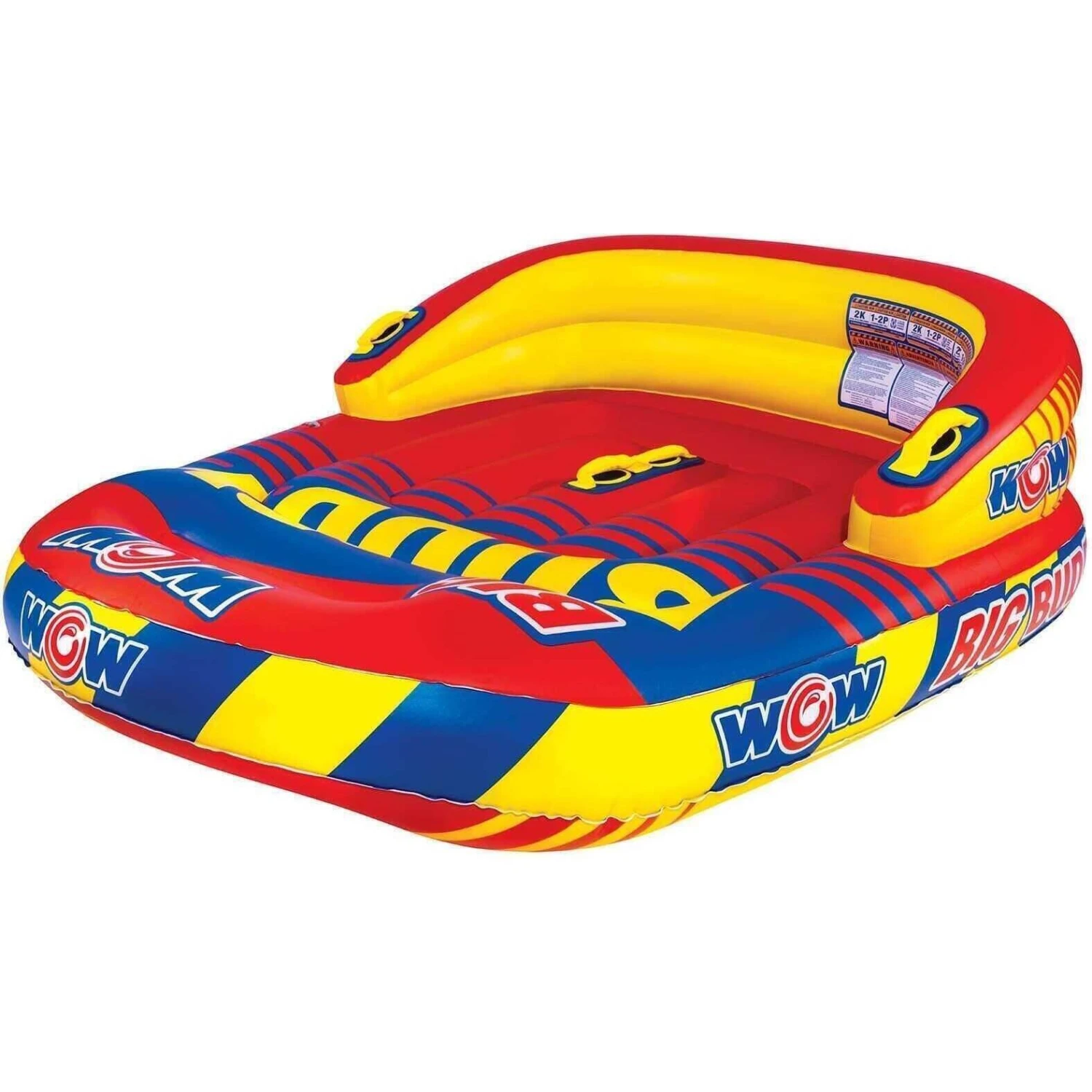 WOW Sports Big Buddy Towable Boat Tube - 22-WTO-3981 1 WOW Sports Big Buddy Towable Boat Tube - 22-WTO-3981
