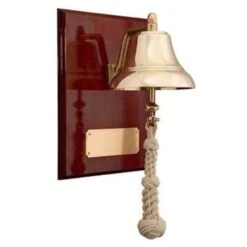 Weems & Plath Brass Bell And Plaque 6" - 6060/EN4006
