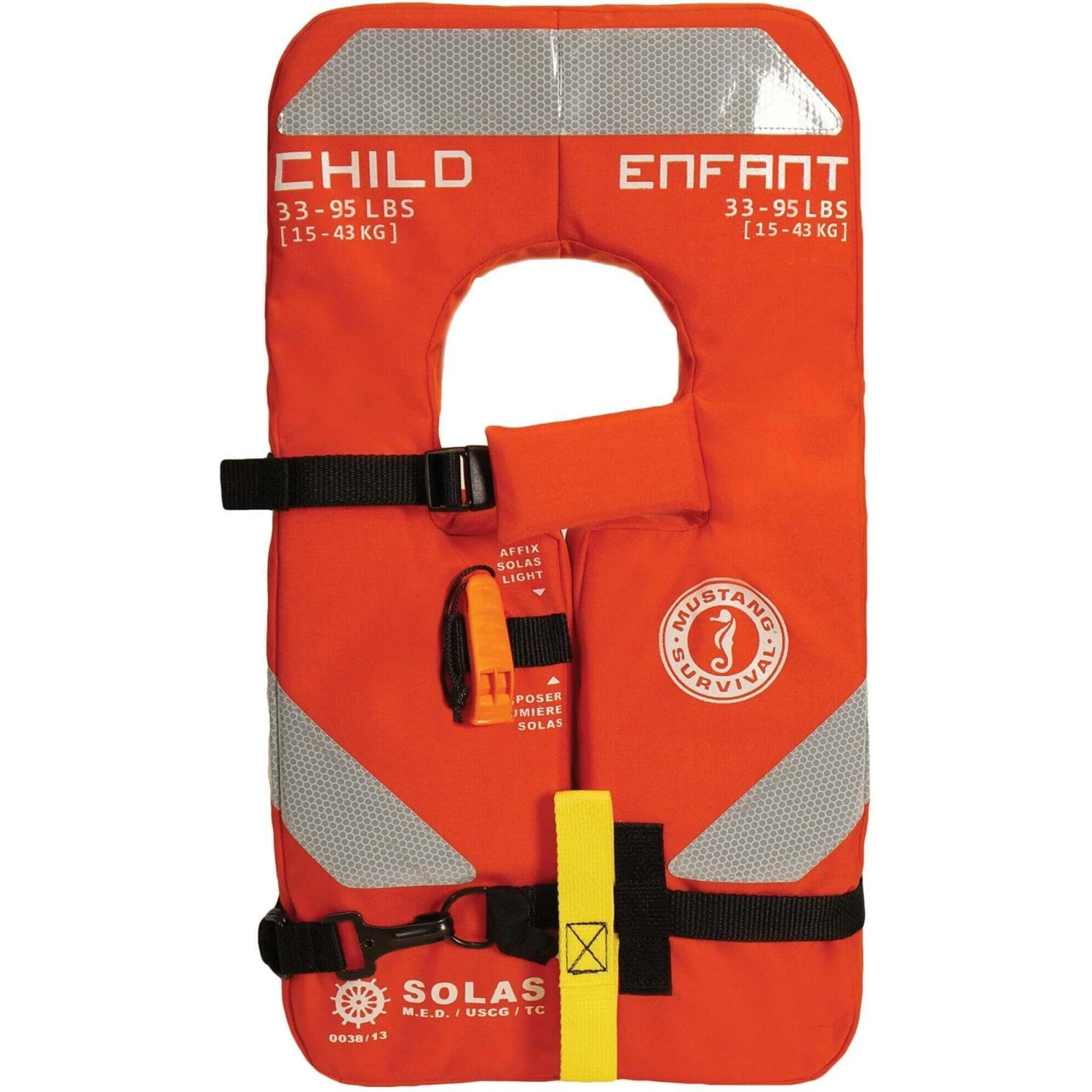 Mustang Survival Child 4-One SOLAS Life Jacket/PFD - MV8035-2-0 1 Mustang Survival Child 4-One SOLAS Life Jacket/PFD - MV8035-2-0