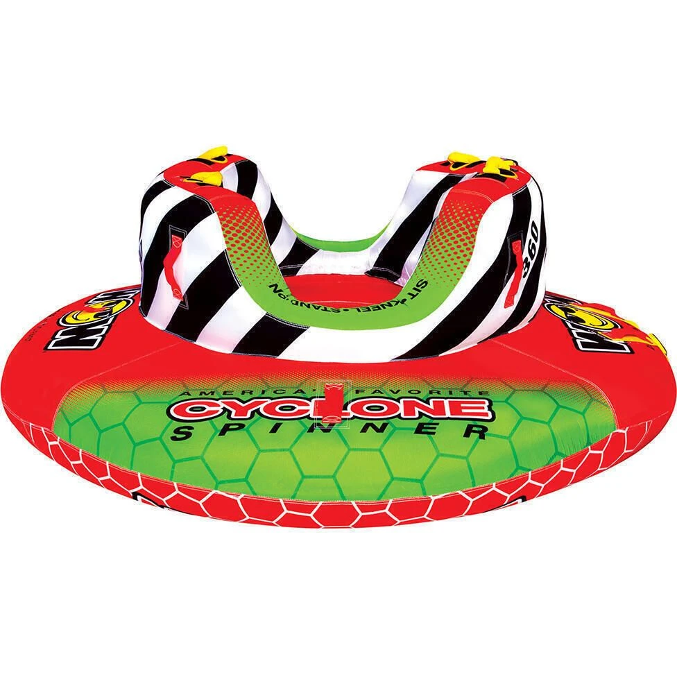 WOW Sports Cyclone Spinner Towable Boat Tube - 20-1070 1 WOW Sports Cyclone Spinner Towable Boat Tube - 20-1070