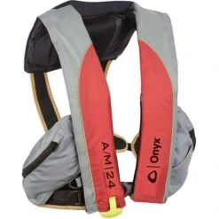 Onyx A/M-24 Deluxe Automatic/Manual Inflatable Life Jacket/PFD -Sports Store deluxe a m 24 automatic manual inflatable life jacket pfd red 132100 100 004 20 1
