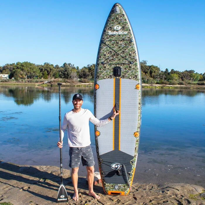 Solstice Drifter Inflatable Paddleboard Kit (iSUP) 11' 6" - Camo - 36116 4 Solstice Drifter Inflatable Paddleboard Kit (iSUP) 11' 6" - Camo - 36116 - Image 4