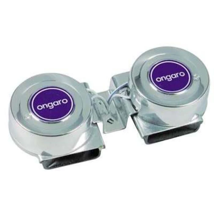 Ongaro Electric Standard Marine Mini Compact Dual Horns - 12 V - 10001 1 Ongaro Electric Standard Marine Mini Compact Dual Horns - 12 V - 10001