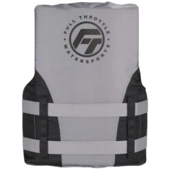 Full Throttle Teen Nylon Life Jacket -Sports Store full throttle teen nylon life jacket grey 112200 701 010 22 2