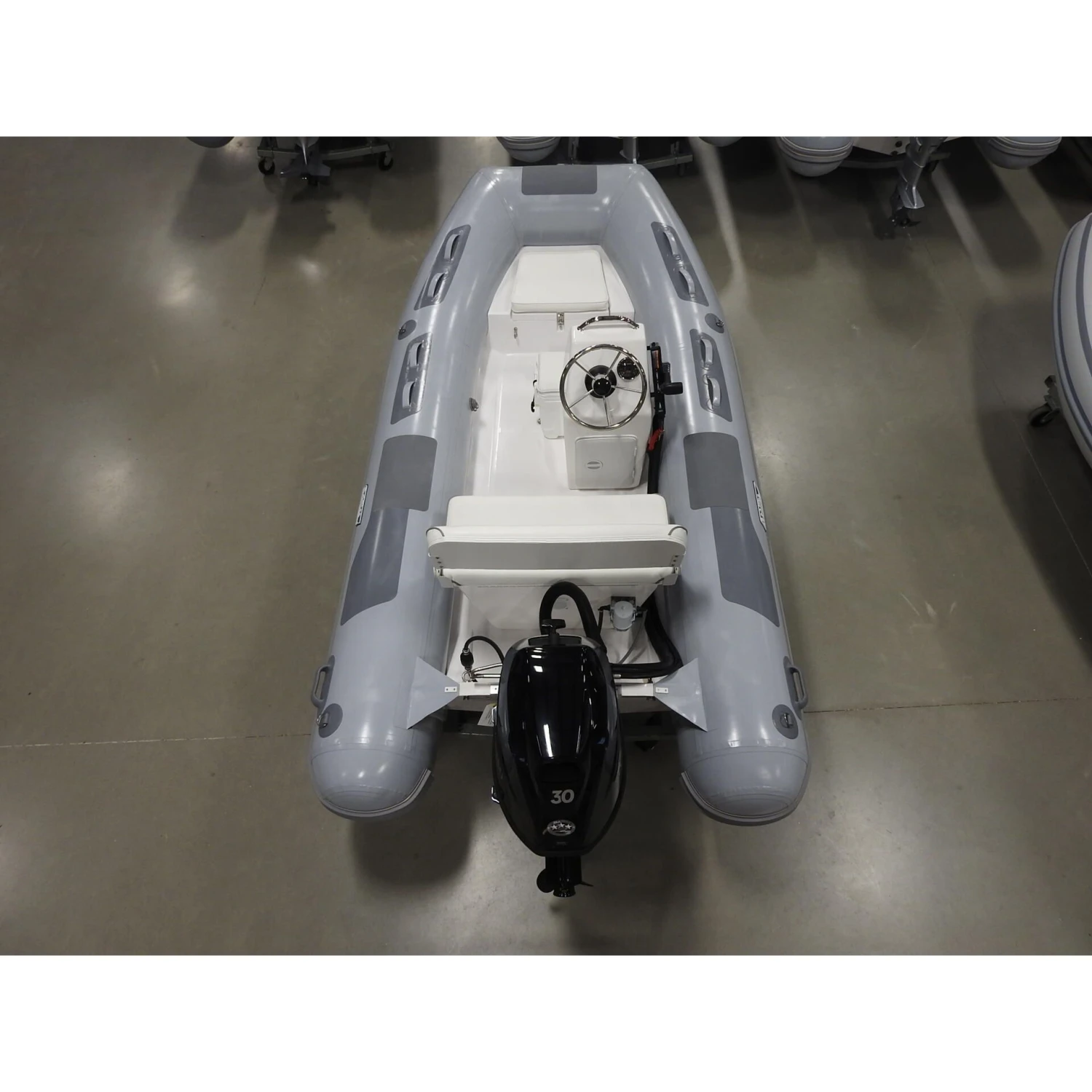 Achilles HB-385DX Fiberglass RIB 12' 8" Boat With Honda 40 HP Motor - BF40 - 2024 10 Achilles HB-385DX Fiberglass RIB 12' 8" Boat With Honda 40 HP Motor - BF40 - 2024 - Image 10