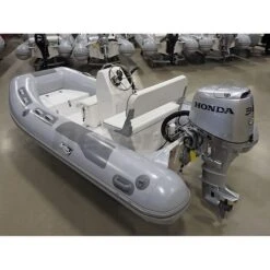 Achilles HB-350DX Fiberglass RIB 11' 6" Boat With Honda 30 HP Motor - BF30 - 2023 -Sports Store hb 350dx rigid hull inflatable rib 2023 hb 350dx rib bf30 hb 350dx rib bf30 honda achilles basic console 7