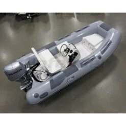 Achilles HB-350DX Fiberglass RIB 11' 6" Boat With Honda 30 HP Motor - BF30 - 2023 -Sports Store hb 350dx rigid hull inflatable rib 2023 hb 350dx rib bf30 hb 350dx rib bf30 honda achilles deluxe consol 4