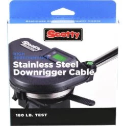 Scotty High Performance Stainless Steel Downrigger Cable -Sports Store high performance stainless steel downrigger cable 2401k 3