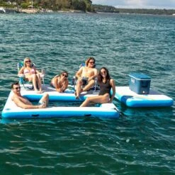 Solstice Inflatable Rectangular Mesh Dock - 38180 -Sports Store inflatable rectangular mesh dock 38180 3