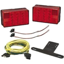 Wesbar LED Waterproof Low Profile Tail Light Kit - 407560