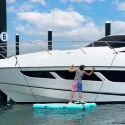 Solstice Luxe Tract Inflatable Dock - 8' X 5' - 38805 -Sports Store luxe tract inflatable dock 8 x 5 38805 4