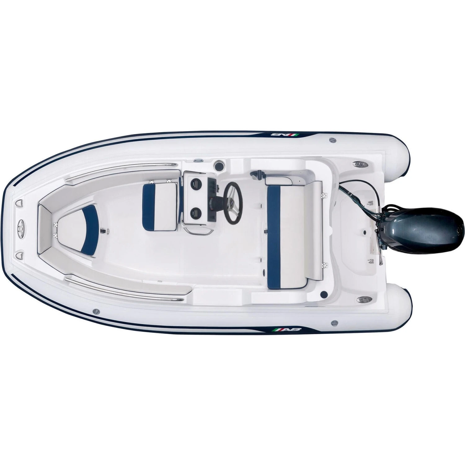 AB Inflatables Nautilus 12 DLX Fiberglass RIB 12' Boat With Yamaha 50 HP Motor - F50 - 2024 3 AB Inflatables Nautilus 12 DLX Fiberglass RIB 12' Boat With Yamaha 50 HP Motor - F50 - 2024 - Image 3