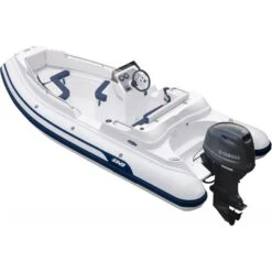 AB Inflatables Nautilus 15 DLX Fiberglass RIB 15' Boat With Yamaha 70 HP Motor - F70 - 2024