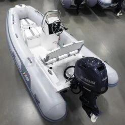 AB Inflatables Oceanus 14 VST Fiberglass RIB 14' Boat With Yamaha 60 HP Motor - F60 - 2024 -Sports Store oceanus 14 vst lateral seat rib with yamaha f60 efi 4 stroke 14 14 vst lateral seat f60 2023 3
