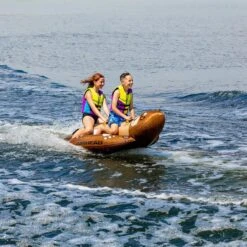 Airhead Otter 2-Person Inflatable Towable Boat Tube - AHHD-3057 -Sports Store otter 2 person inflatable towable boat tube ahhd 3057 9