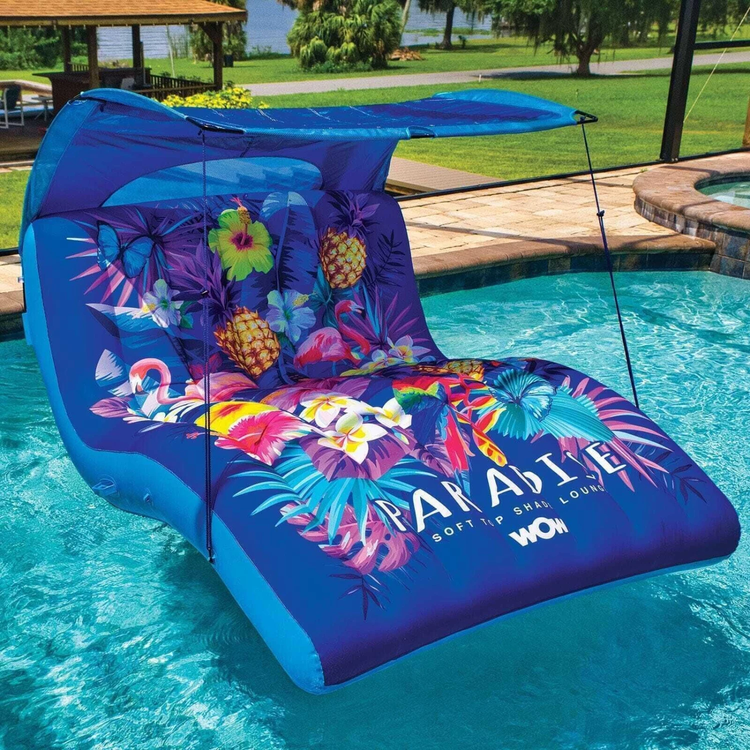 WOW Sports Paradise Lounger With Canopy - 21-2100 2 WOW Sports Paradise Lounger With Canopy - 21-2100 - Image 2