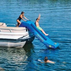 WOW Sports Pontoon Waterfall Slide - 21-2070 -Sports Store pontoon waterfall slide 21 2070 3