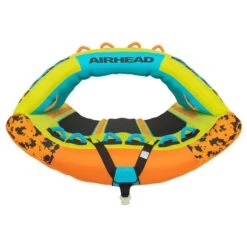 Airhead Poparazzi 3-Person Inflatable Towable Boat Tube - AHPZ-1750 -Sports Store poparazzi 3 person inflatable towable boat tube ahpz 1750 5