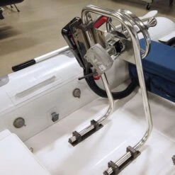 Achilles HB-280DX Fiberglass RIB 9' 2" Boat With Tohatsu 9.9 HP Motor - MFS9.9 - 2022 -Sports Store rigid hull inflatable rib with tohatsu 99 hp efi 4 stroke 4