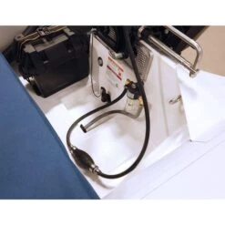 Achilles HB-280DX Fiberglass RIB 9' 2" Boat With Tohatsu 9.9 HP Motor - MFS9.9 - 2022 -Sports Store rigid hull inflatable rib with tohatsu 99 hp efi 4 stroke 5