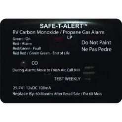 MTI Industries Safe-T-Alert 25 Series Dual Carbon Monoxide/Propane Alarm
