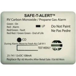 MTI Industries Safe-T-Alert 25 Series Dual Carbon Monoxide/Propane Alarm -Sports Store safe t alert 25 series dual carbon monoxide propane alarm white 25 741 wt