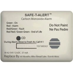 MTI Industries Safe-T-Alert 62 Series Marine Carbon Monoxide Alarm