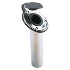 Perko Stainless Steel Rod Holder With Cap - 0452DP0STS