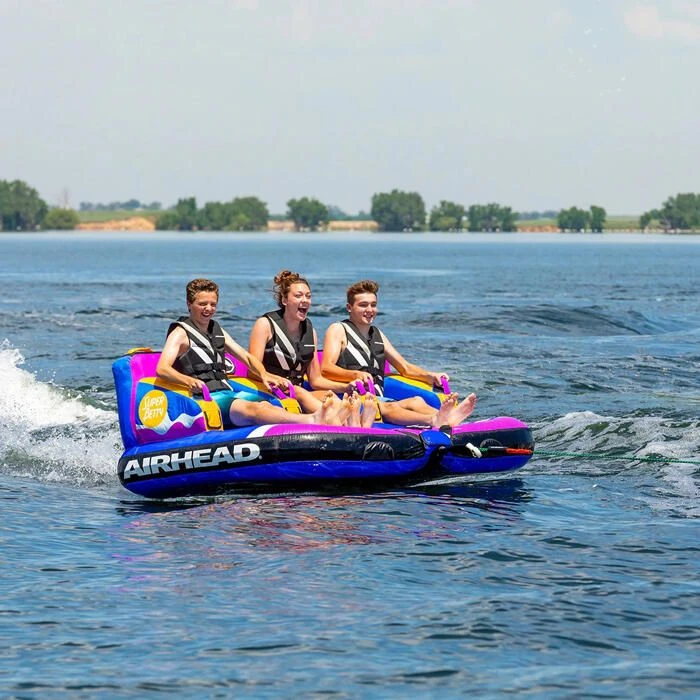 Airhead Super Betty 3-Person Inflatable Towable Boat Tube - AHBT-3003D 9 Airhead Super Betty 3-Person Inflatable Towable Boat Tube - AHBT-3003D - Image 9
