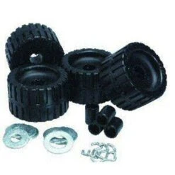 C.E. Smith Trailer Rubber Ribbed Wobble Rollers Kit - 29210