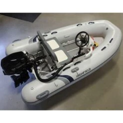 Highfield Ultralite UL290FD Aluminum RIB 9' 5" Boat With Tohatsu 15 HP Motor - MFS15 - 2023 -Sports Store ultralite 290fd fct rib with tohatsu 15 hp efi 4 stroke white pvc 3