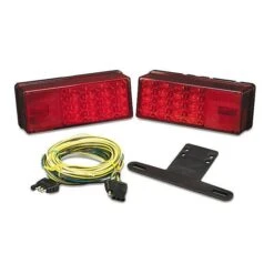 Wesbar Waterproof LED 3x8 Low Profile Tail Light Kit - 407540