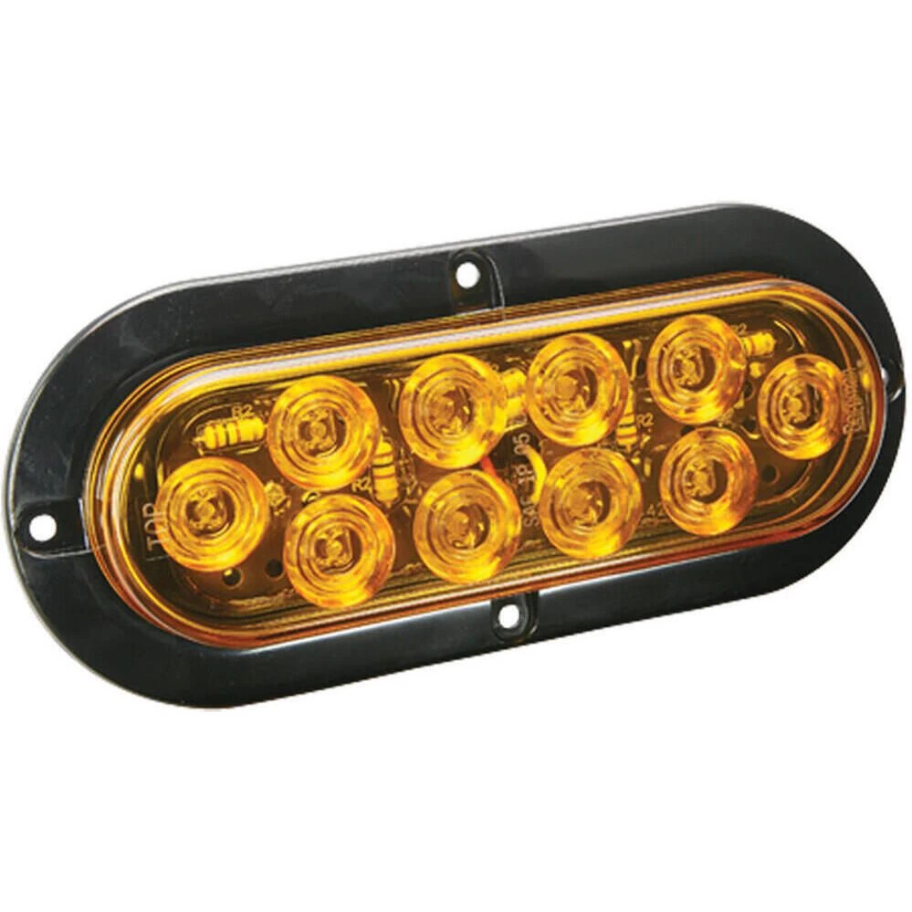 Wesbar Waterproof LED 6" Oval Surface Flange Mount Tail Light - 40-767758 1 Wesbar Waterproof LED 6" Oval Surface Flange Mount Tail Light - 40-767758