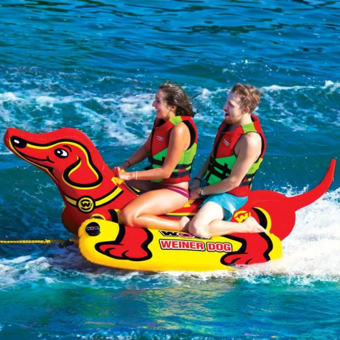 WOW Sports Weiner Dog Towable Boat Tube 2 WOW Sports Weiner Dog Towable Boat Tube - Image 2